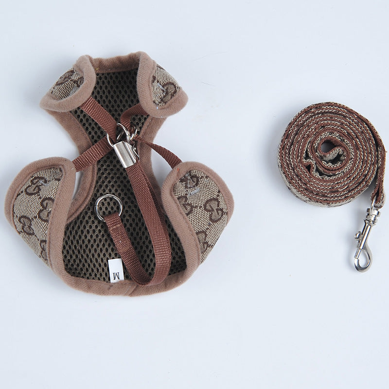 Pet harness leash full set product shot — Pawnests