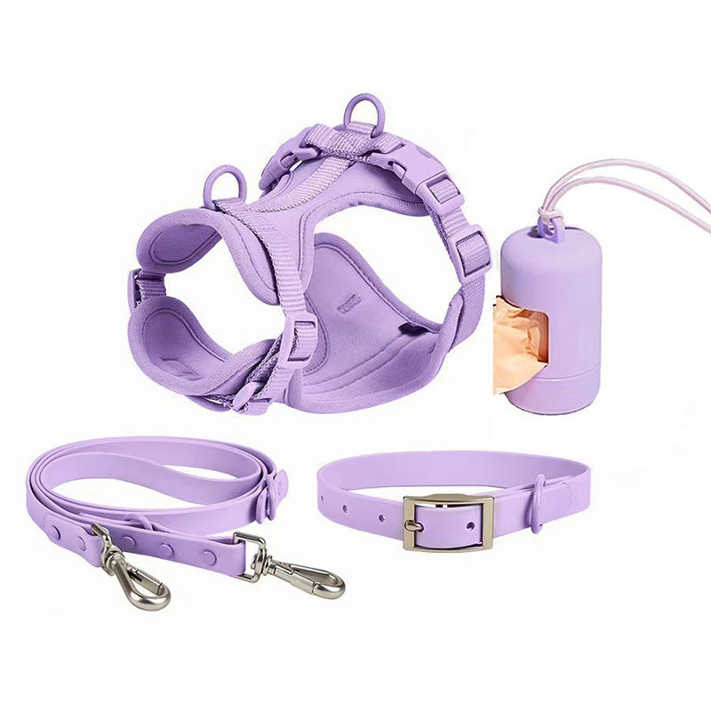 Dog Harness 4-Piece Set | Waterproof PVC Vest, Leash, Collar & Clip – product image 46 | Pawnests