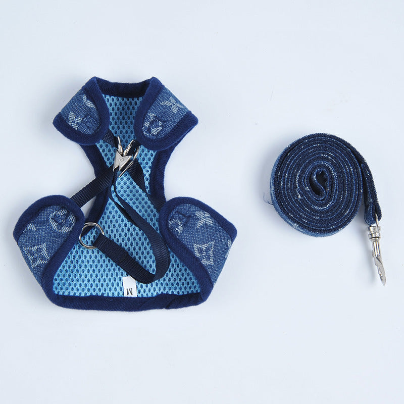 Puppy harness leash length detail — Pawnests