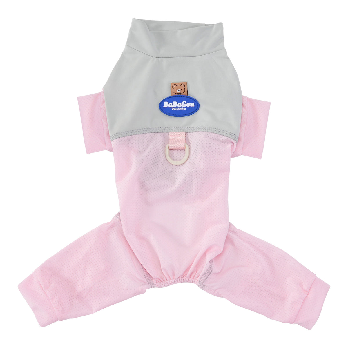 Pet mesh suit showing full coverage design — front and back view | Pawnests