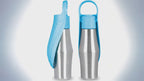 Hunde-Trinkflasche | Isolierte Edelstahl-Reiseflasche für Hunde & Katzen